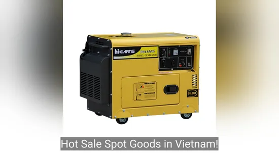 Merci spot in vendita calda in Vietnam!  Gruppo elettrogeno diesel per uso domestico da 5kw 6kw 7kw