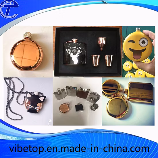 Boccale in metallo in acciaio inossidabile in pelle di alta qualità